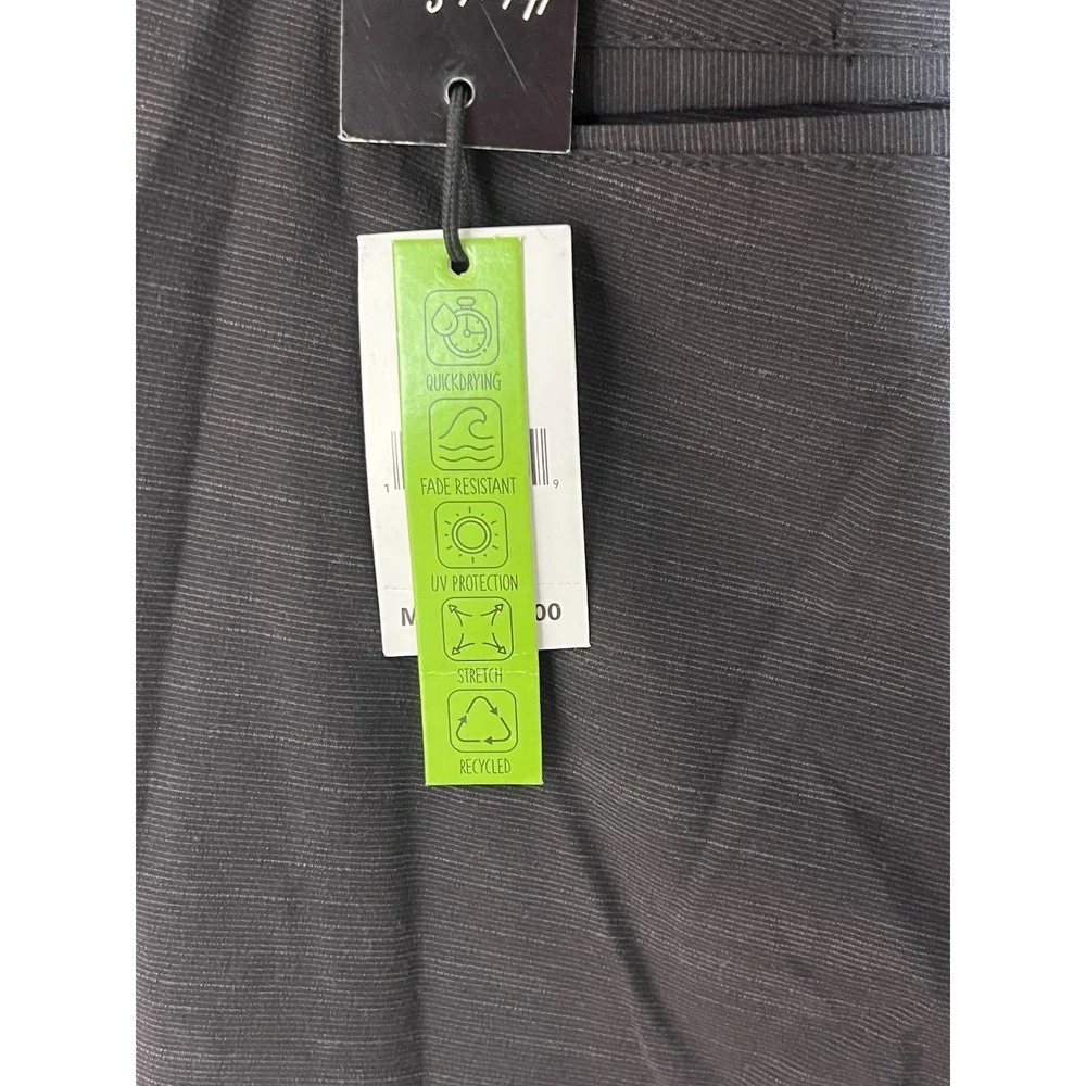 Burnside Hybrid Series Land Sea‎ Walk Board Shorts Mens Sz 38 Black Pockets New